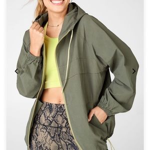 Fabletics Jordan Woven Jacket in Olive